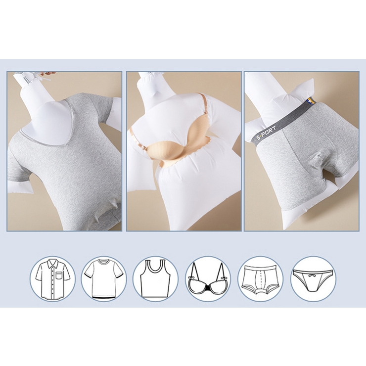 衣類乾燥袋 上下セット 半袖タイプ | PlusNao | 詳細画像5 