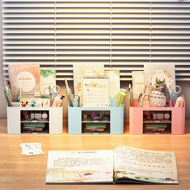 卓上収納ボックス 収納ケース ペン立て | PlusNao | 詳細画像7 