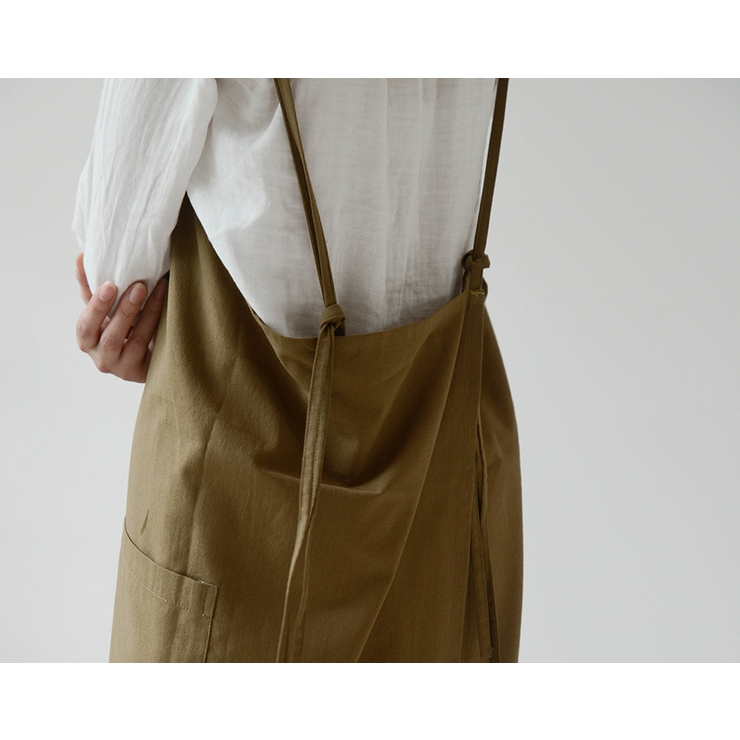 エプロン ワンピース型 ポケット付き | PlusNao | 詳細画像8 