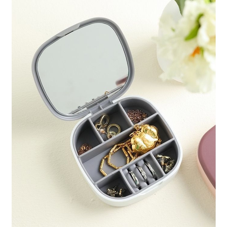 アクセサリーケース ジュエリーケース 鏡付き | PlusNao | 詳細画像10 