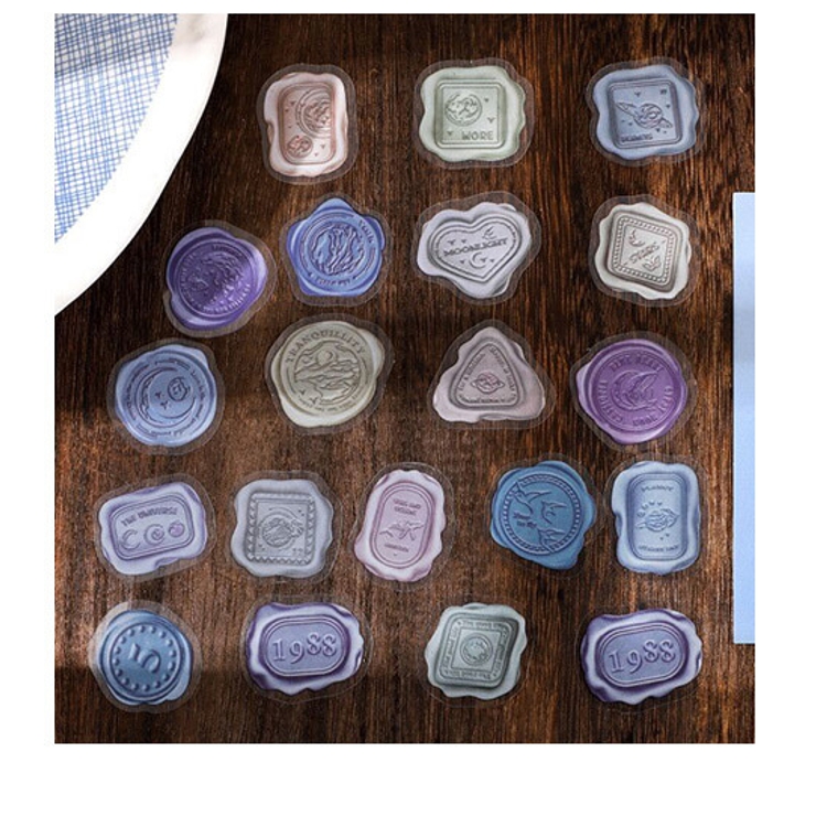 シーリングスタンプ風シール 文房具 ピンク | PlusNao | 詳細画像10 