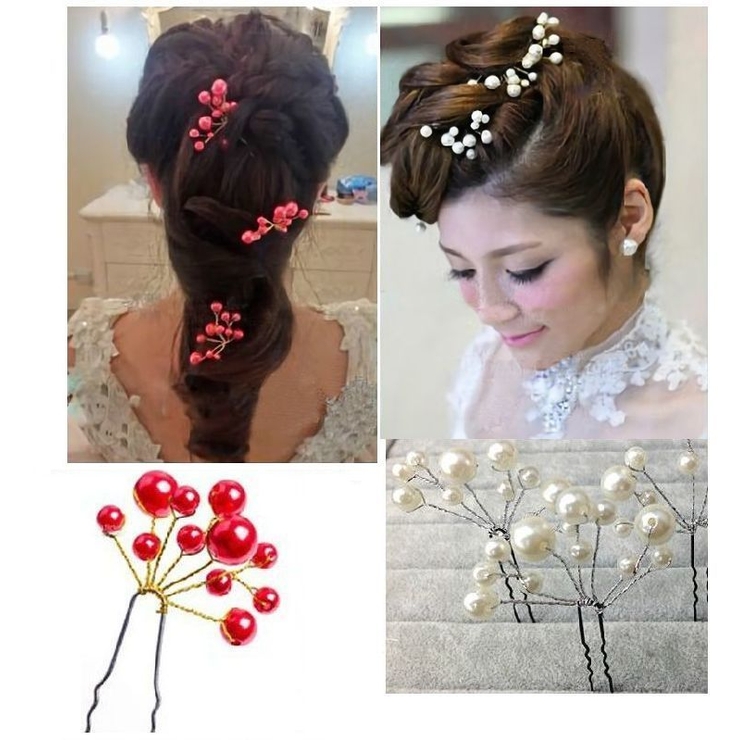 レディース フェイクパール付きヘアピン Uピン | PlusNao | 詳細画像3 