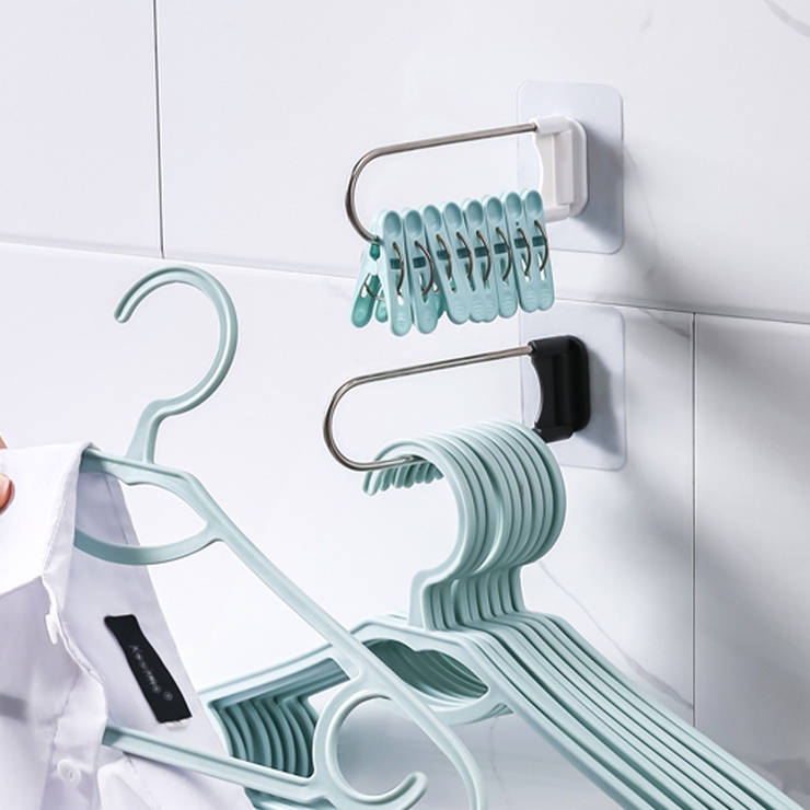 洗濯ハンガー収納ラック クリップ収納ラック ステンレス製 | PlusNao | 詳細画像3 