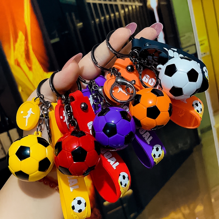 キーホルダー キーリング サッカーボール[品番：FQ000194536
