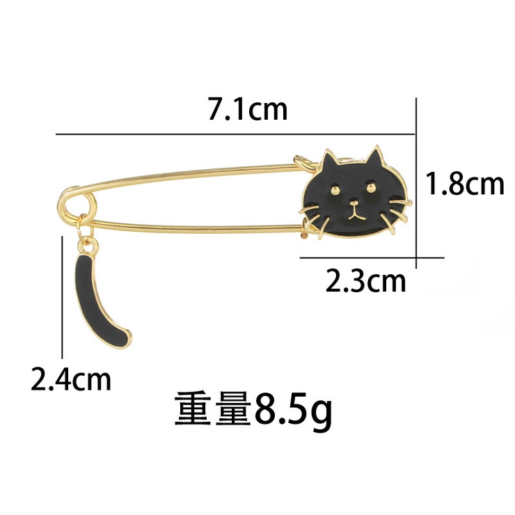 猫ブローチ キルトピン ストールピン | PlusNao | 詳細画像7 