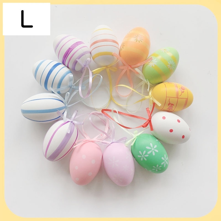 イースターエッグ 12個セット イースター飾り[品番：FQ000203745