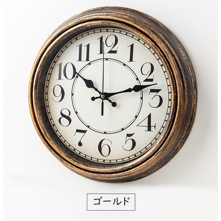 壁掛け時計 アンティーク調 掛け時計[品番：FQ000162068]｜PlusNao