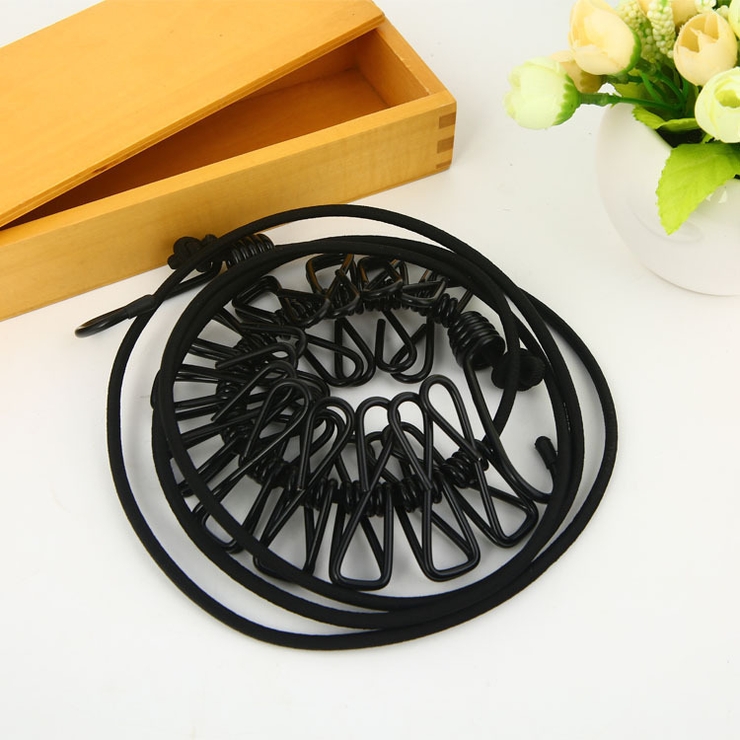 クリップ付き物干し 物干しロープ 12ピンチ | PlusNao | 詳細画像3 