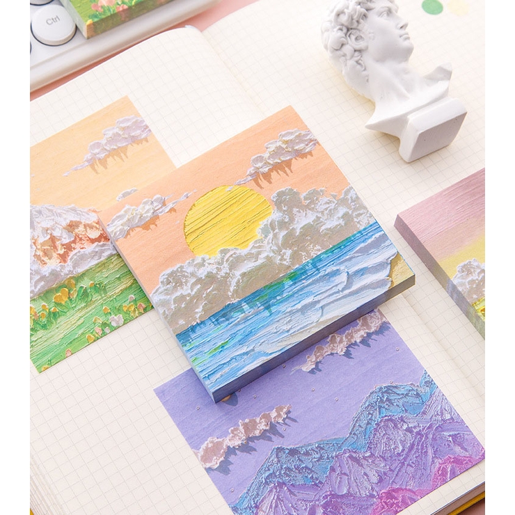 油絵風ふせん 付箋 文房具 | PlusNao | 詳細画像4 