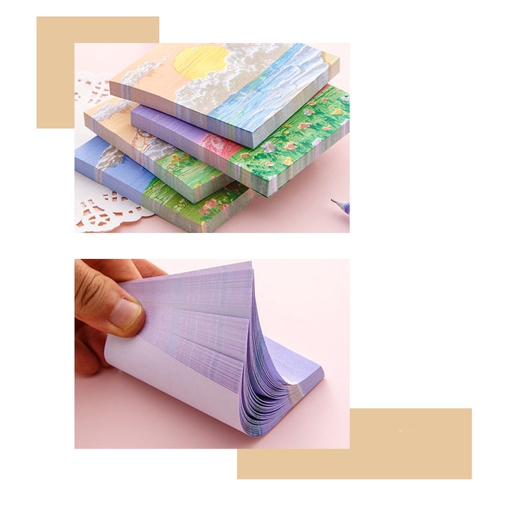 油絵風ふせん 付箋 文房具 | PlusNao | 詳細画像7 