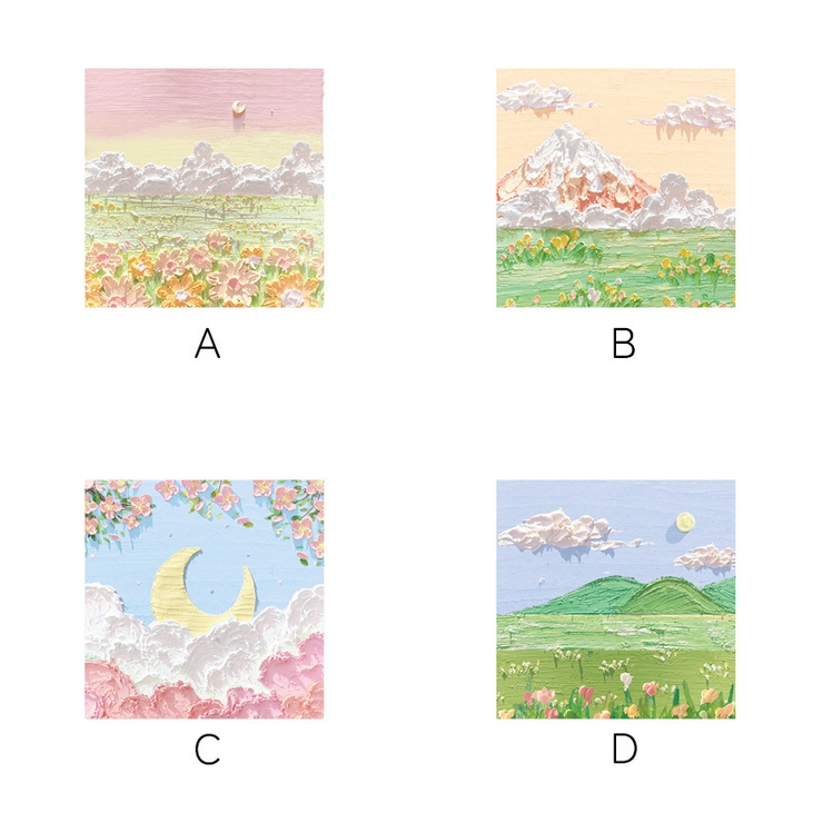 油絵風ふせん 付箋 文房具 | PlusNao | 詳細画像8 