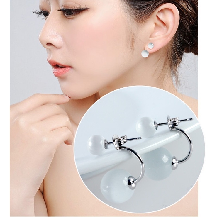 ピアス キャッツアイ風 ストーン | PlusNao | 詳細画像3 