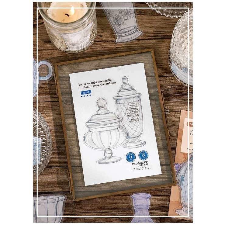 アンティーク調フレークシール シールセット シール | PlusNao | 詳細画像11 