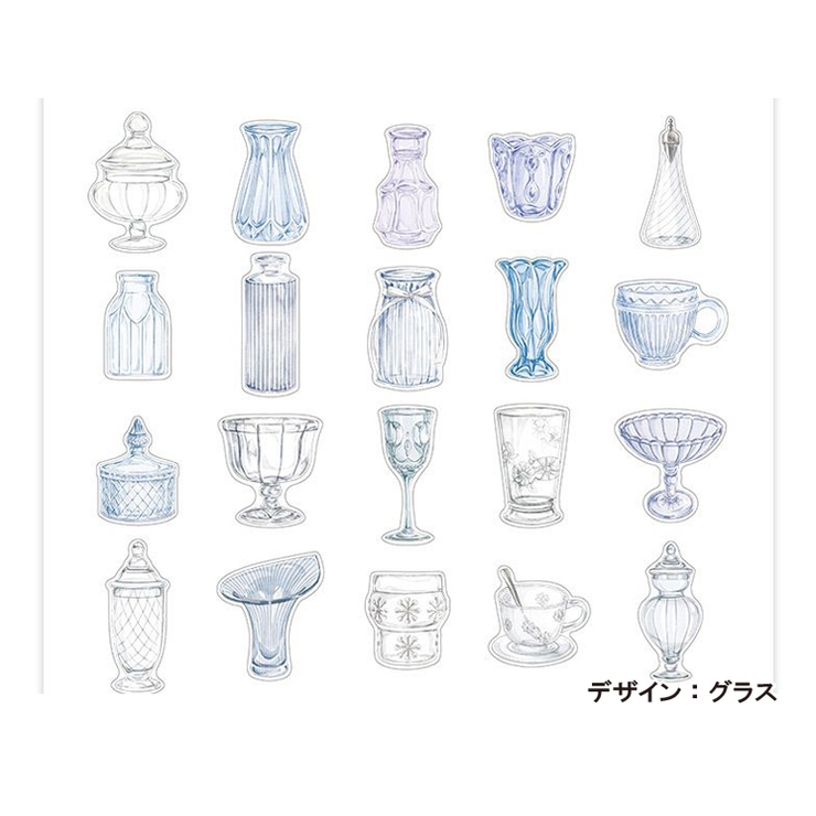 アンティーク調フレークシール シールセット シール | PlusNao | 詳細画像16 