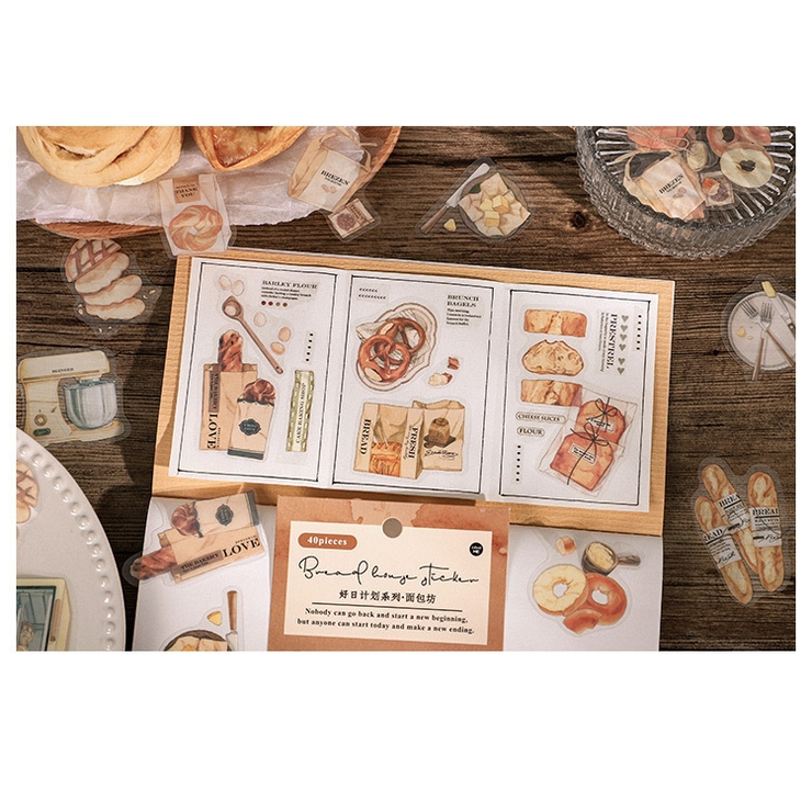 アンティーク調フレークシール シールセット シール | PlusNao | 詳細画像4 