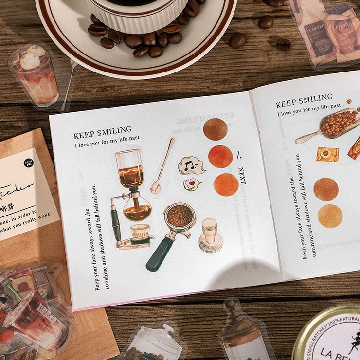 アンティーク調フレークシール シールセット シール | PlusNao | 詳細画像6 