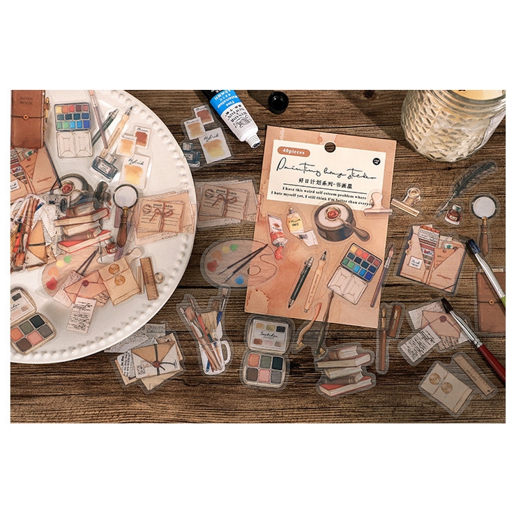 アンティーク調フレークシール シールセット シール | PlusNao | 詳細画像7 