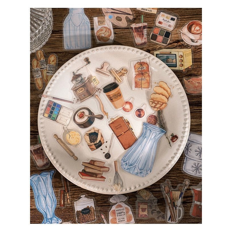 アンティーク調フレークシール シールセット シール | PlusNao | 詳細画像9 