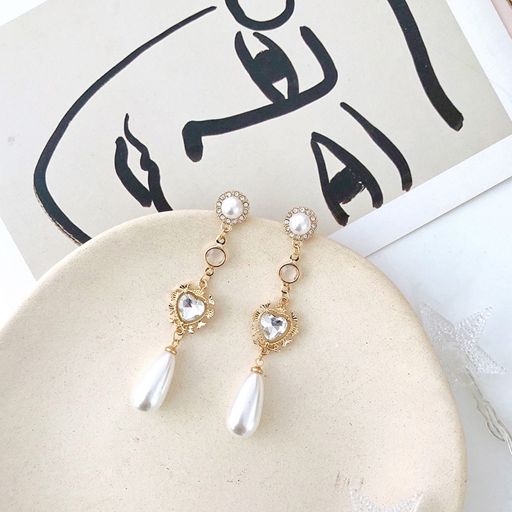 ピアス イヤリング フェイクパール | PlusNao | 詳細画像4 