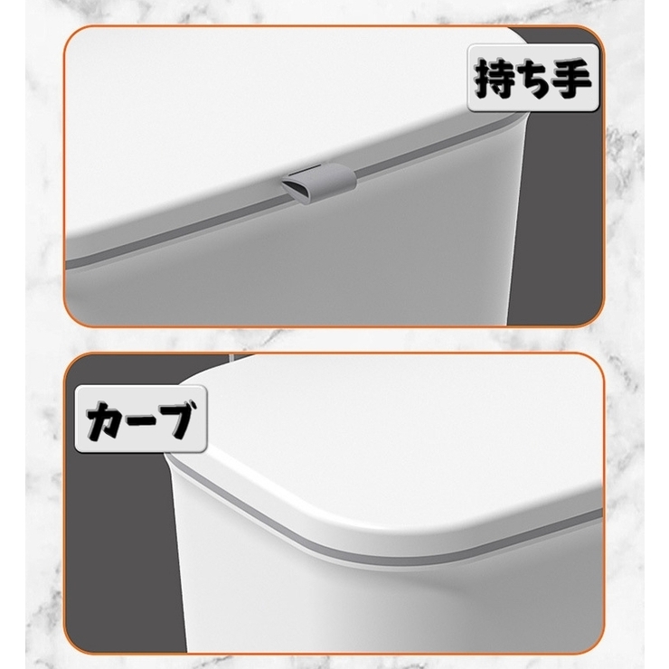 キッチン用ゴミ箱 ダストボックス 吊り下げ式 | PlusNao | 詳細画像11 