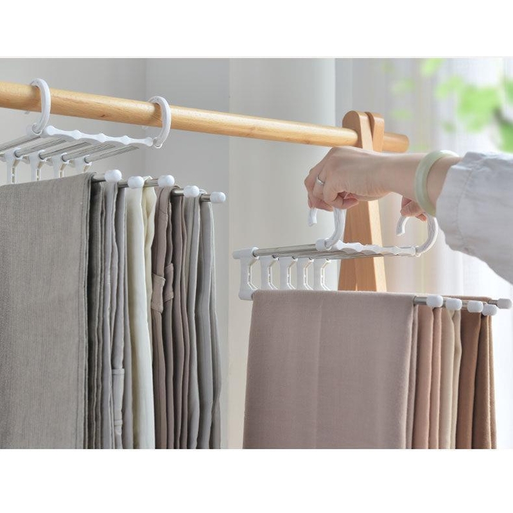 スラックスハンガー ズボンハンガー 5連 | PlusNao | 詳細画像6 
