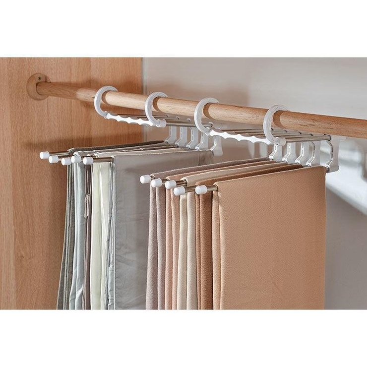 スラックスハンガー ズボンハンガー 5連 | PlusNao | 詳細画像7 