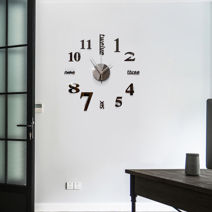 壁掛け時計 ウォールクロック 鏡面 | PlusNao | 詳細画像5 