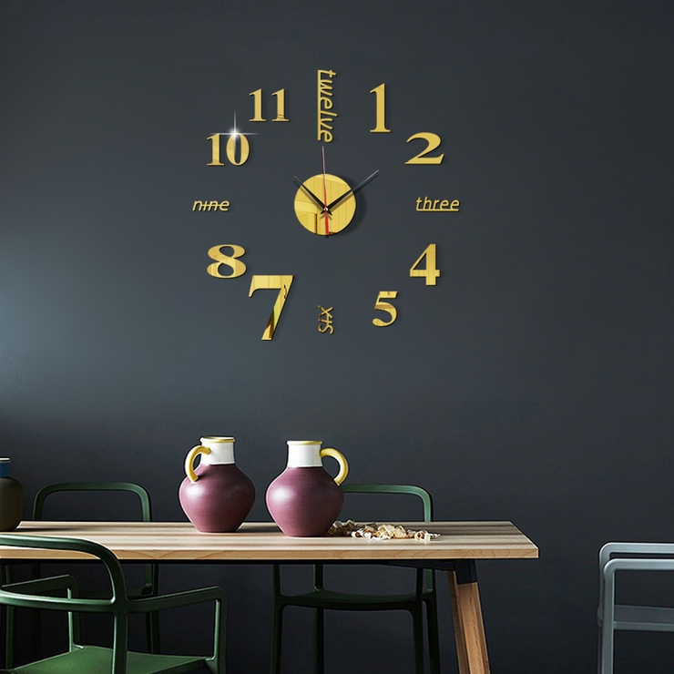 壁掛け時計 ウォールクロック 鏡面 | PlusNao | 詳細画像6 