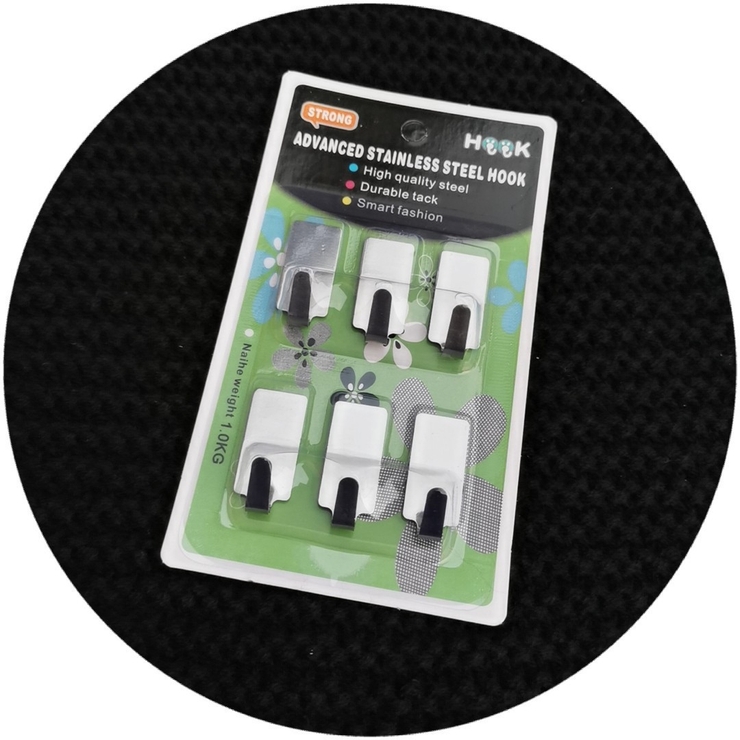 粘着フック 6個入り 3個入り | PlusNao | 詳細画像3 