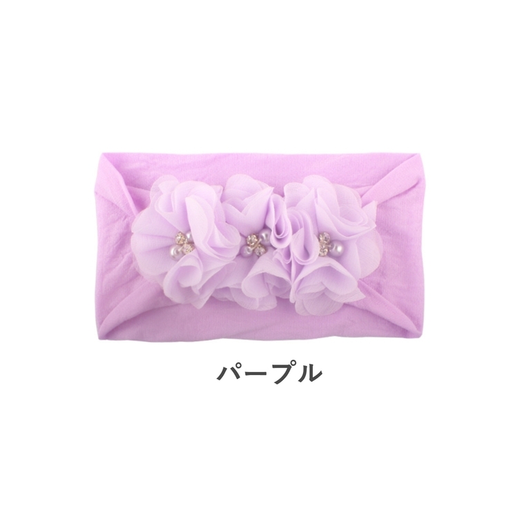ヘアバンド ターバン 花 | PlusNao | 詳細画像4 