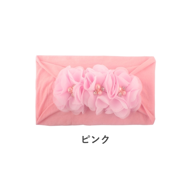 ヘアバンド ターバン 花 | PlusNao | 詳細画像8 