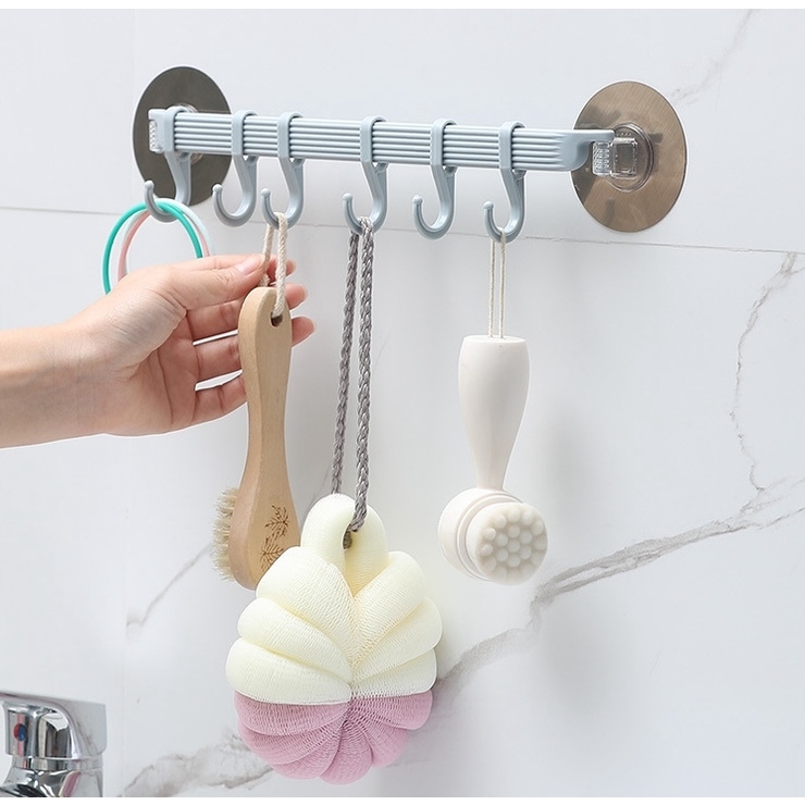 吸盤フック 6連フック キッチン用品 | PlusNao | 詳細画像2 