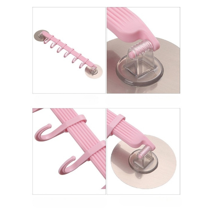 吸盤フック 6連フック キッチン用品 | PlusNao | 詳細画像9 