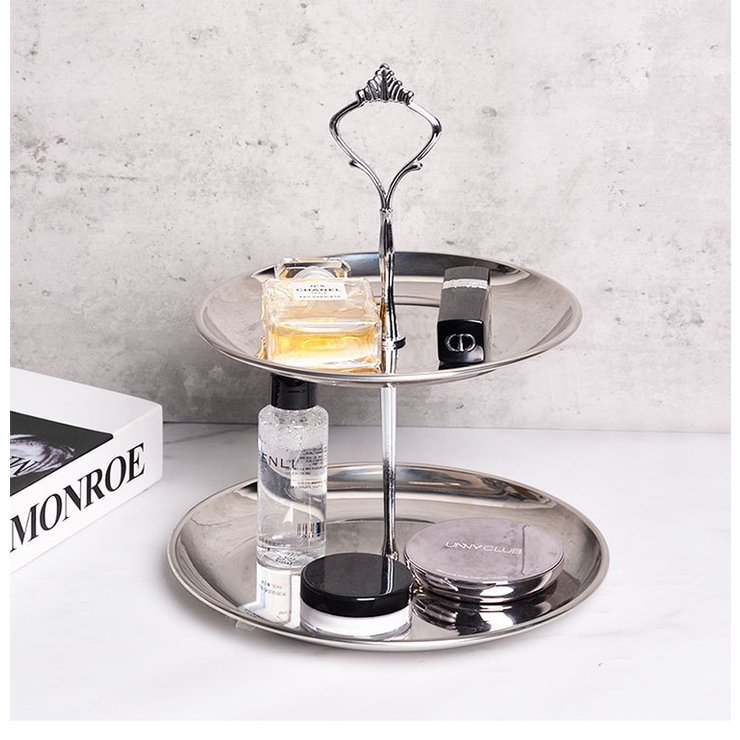 インテリアトレイ 2段 ステンレストレイ | PlusNao | 詳細画像2 