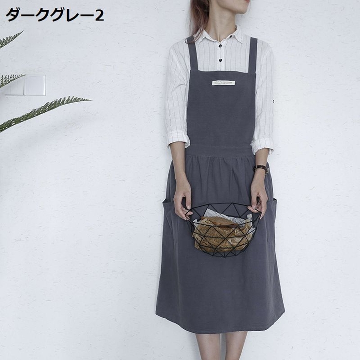 エプロン カフェエプロン ワークエプロン | PlusNao | 詳細画像15 
