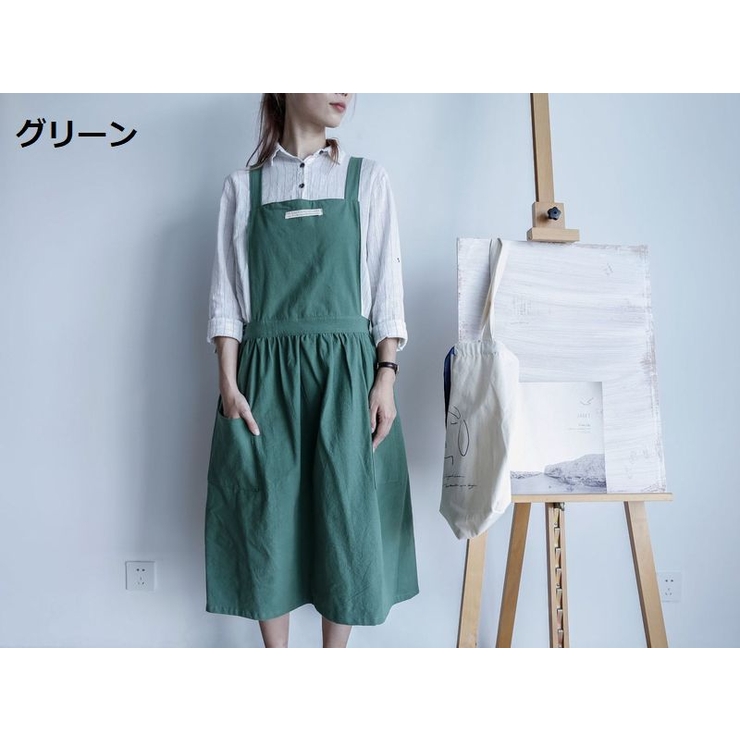 エプロン カフェエプロン ワークエプロン | PlusNao | 詳細画像16 