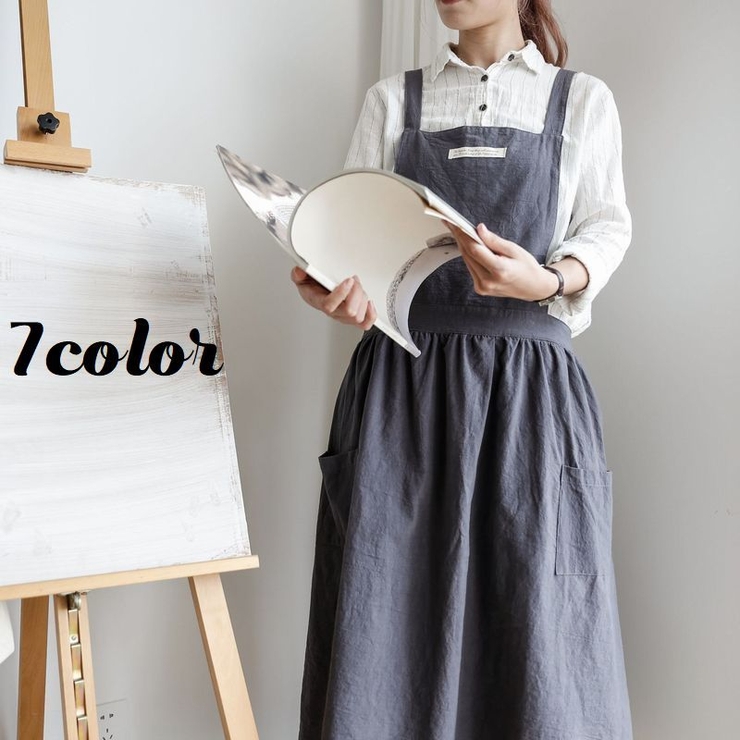エプロン カフェエプロン ワークエプロン | PlusNao | 詳細画像2 
