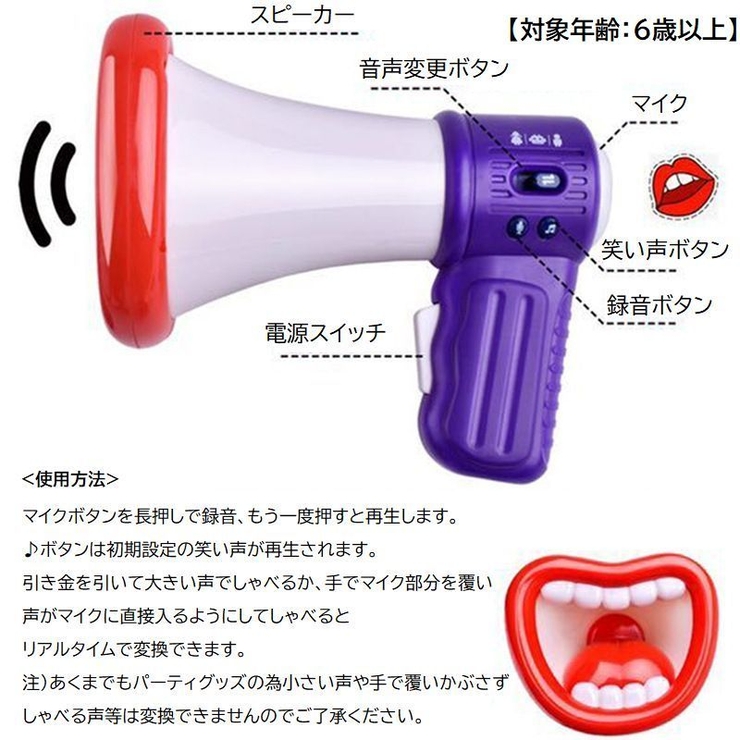 ボイスチェンジャー 変声機 拡声器 | PlusNao | 詳細画像4 