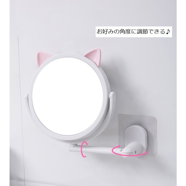 壁掛け鏡 ウォールミラー 可動式 | PlusNao | 詳細画像5 