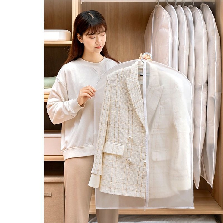 衣類カバー 洋服カバー ジッパー | PlusNao | 詳細画像2 