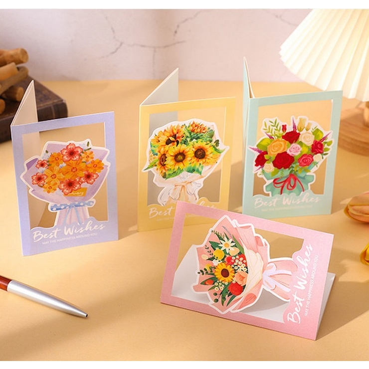 グリーティングカード メッセージカード 花束 | PlusNao | 詳細画像3 