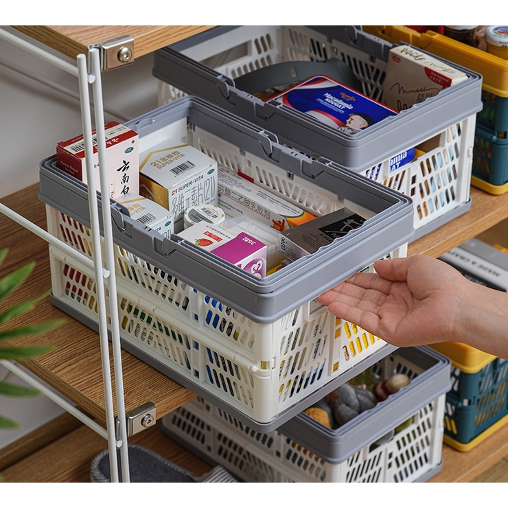 コンテナボックス 持ち手付き 折りたたみ式 | PlusNao | 詳細画像8 