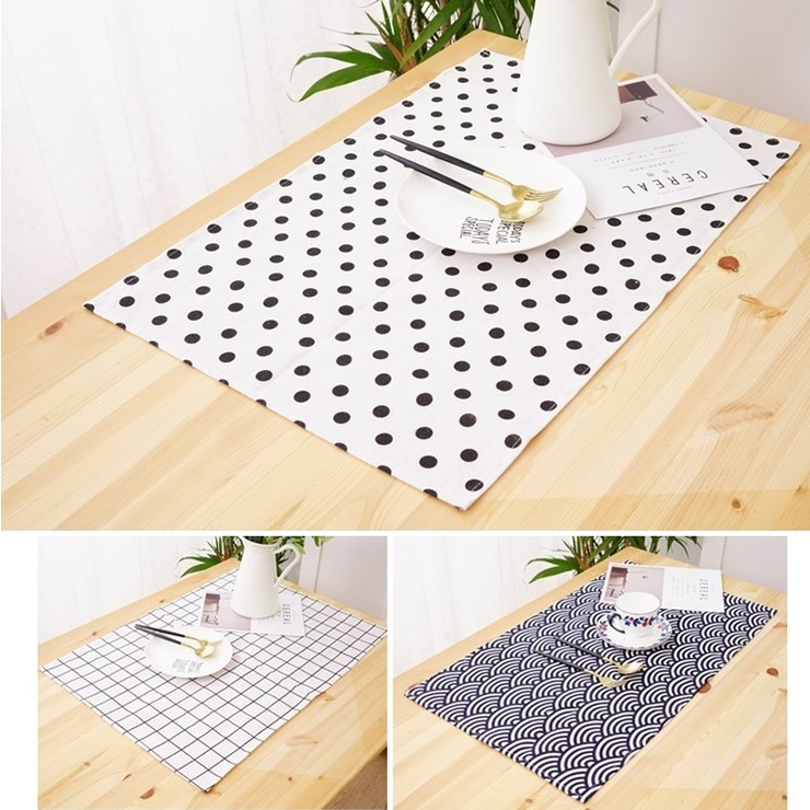 トラスト ランチョンマット おしゃれ 和風 布 40×30cm つむぎリバーシブル 日本製 fabrizm ティーマット 吸水 かわいい 敬老の日  discoversvg.com