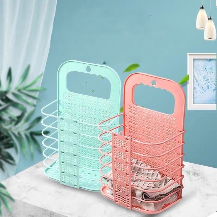 ランドリーバスケット 壁掛け 粘着フック付き | PlusNao | 詳細画像3 