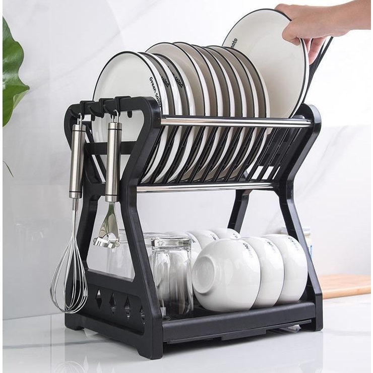 水切りラック 水切りカゴ 2段 | PlusNao | 詳細画像2 