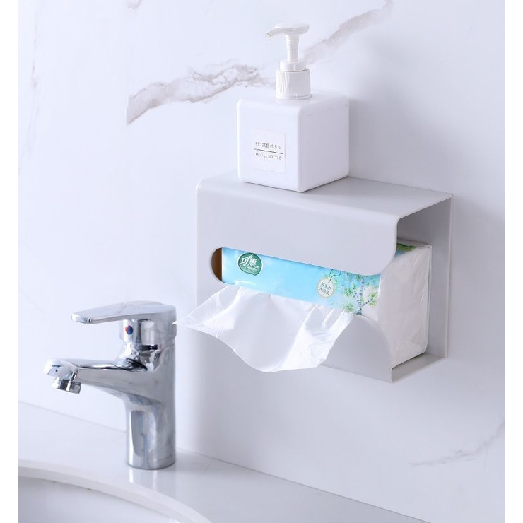 ティッシュケース 粘着式 壁掛け | PlusNao | 詳細画像4 