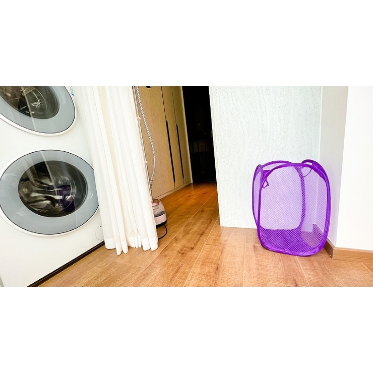 ランドリーバスケット 折りたたみ式 メッシュ | PlusNao | 詳細画像4 