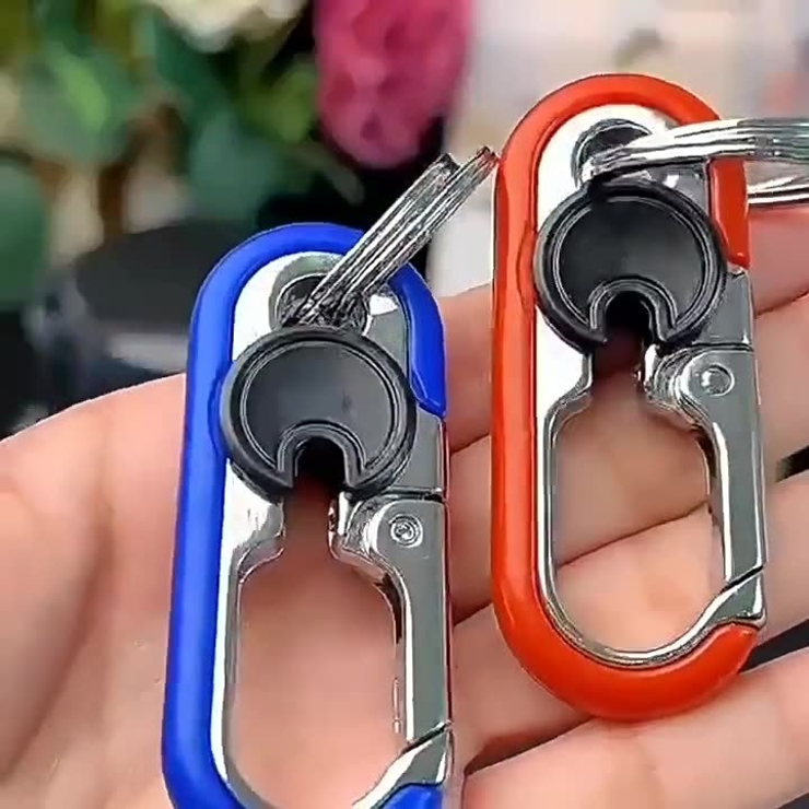 キーホルダー カラビナ付き キーリング[品番：FQ000218785