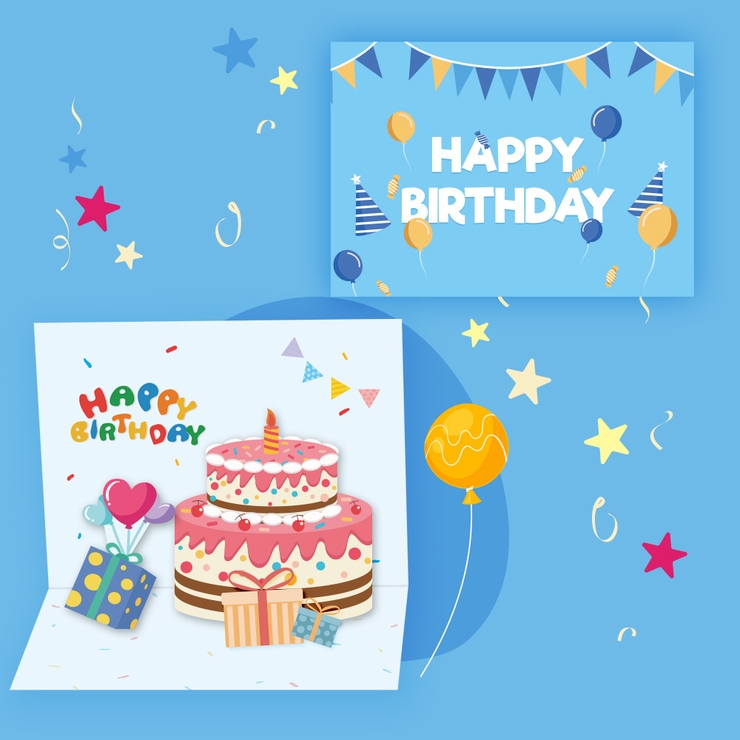 バースデーカード グリーティングカード 誕生日カード | PlusNao | 詳細画像6 