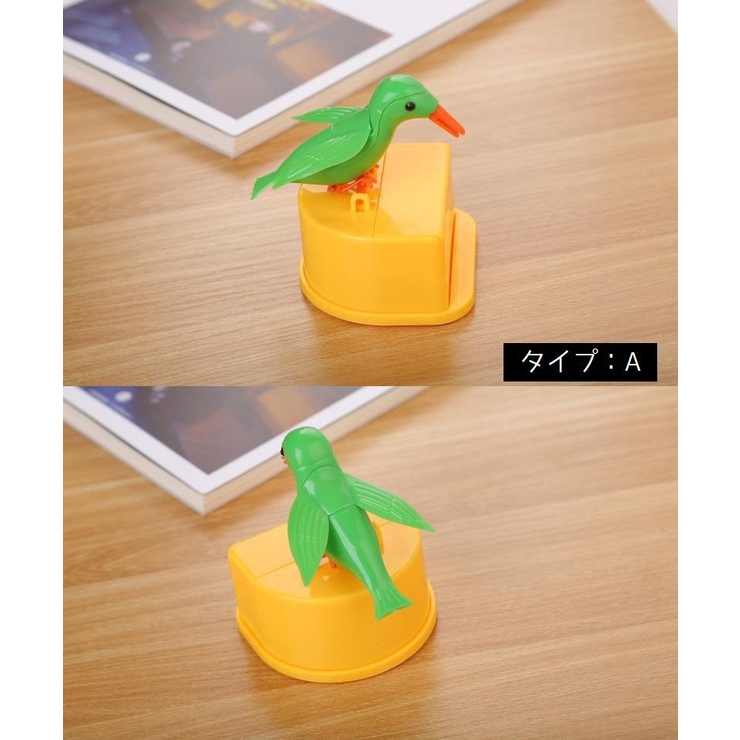 爪楊枝ケース つまようじ入れ 鳥モチーフ付き[品番：FQ000210983